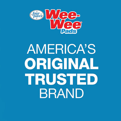 Wee-Wee Absorbent Pads for Dogs, 100 Count, Original (Puppy): 22.5" X 23"
