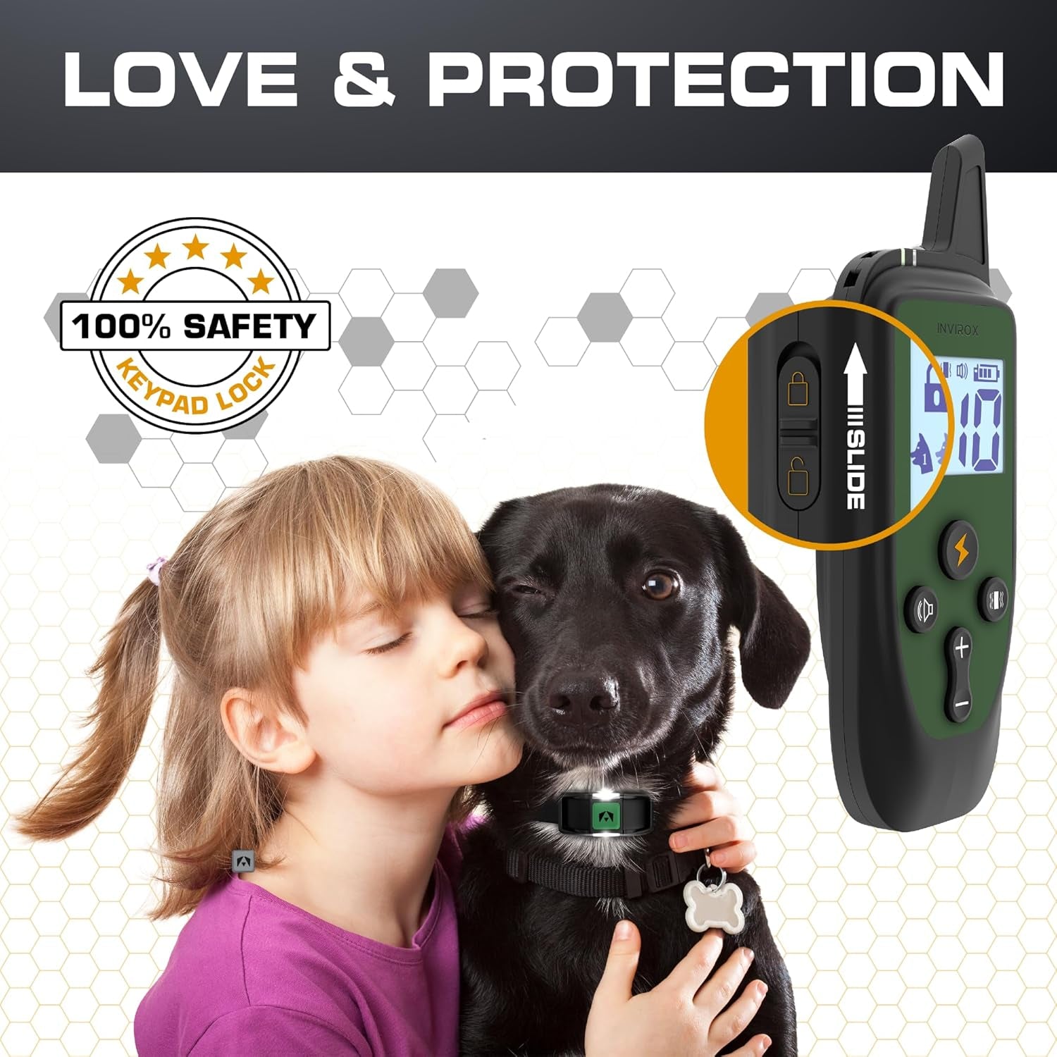 X2 Dog Shock Collar, [2023 Edition] 123 Levels, Dog Collars for Medium Dogs (Navy Green)