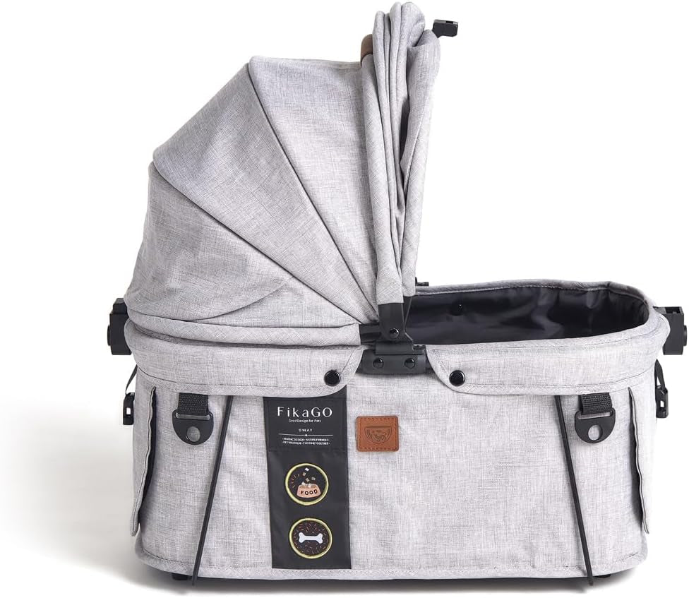 Sway - Small & Medium Dog & Cat Carrier, Booster Seat & Car Bed - Gray Husky