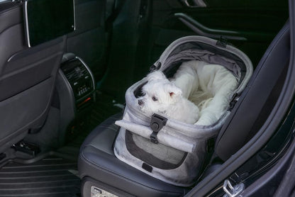 Sway - Small & Medium Dog & Cat Carrier, Booster Seat & Car Bed - Gray Husky