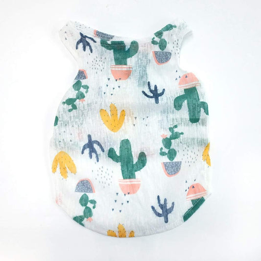 Pets Clothes, Cute Shirts for Dogs and Cats, Breathable Sunscreen Vest for Canines, Tshirt Apparel for Small and Medium Pets