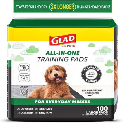 SKAFFLES FFP8654ST  100 Count Pets Activated Carbon Training Pads