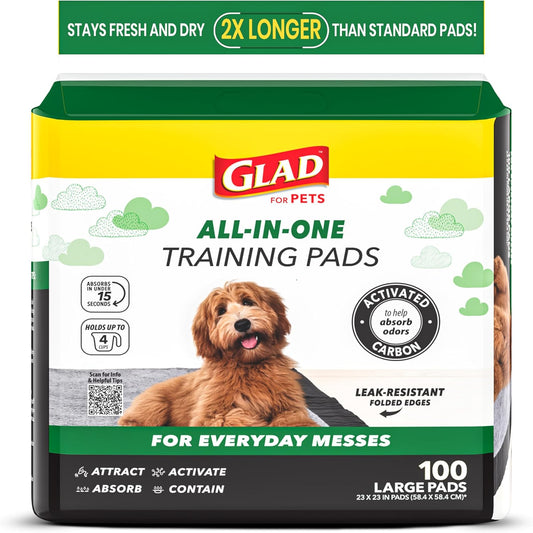 SKAFFLES FFP8654ST  100 Count Pets Activated Carbon Training Pads