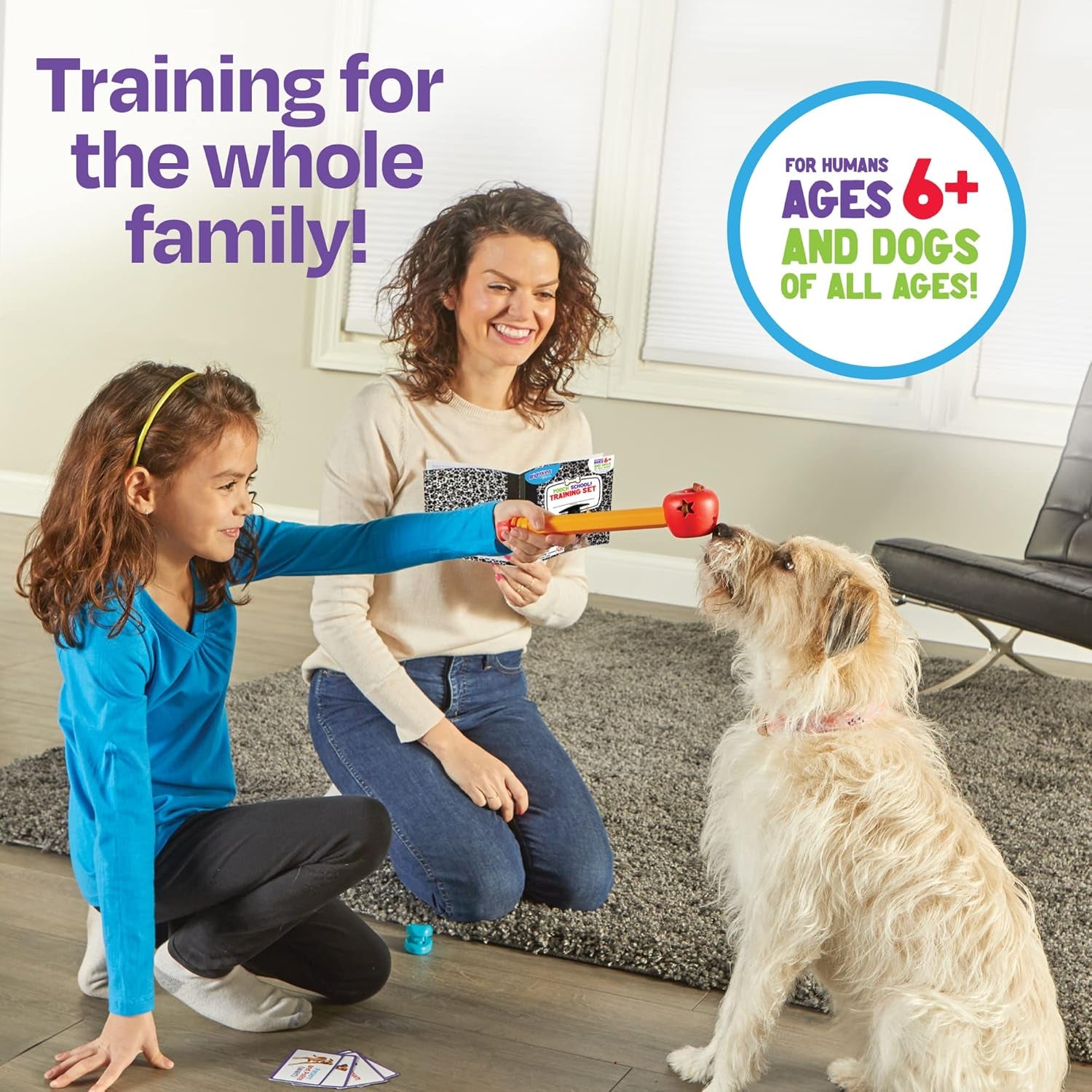 Pooch School Training Set - 15 Piece Set Training Games for Dogs, Games and Toys for Dogs
