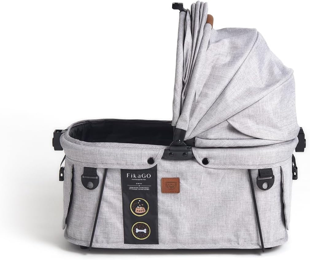 Sway - Small & Medium Dog & Cat Carrier, Booster Seat & Car Bed - Gray Husky